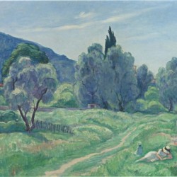 Landscape with Trees